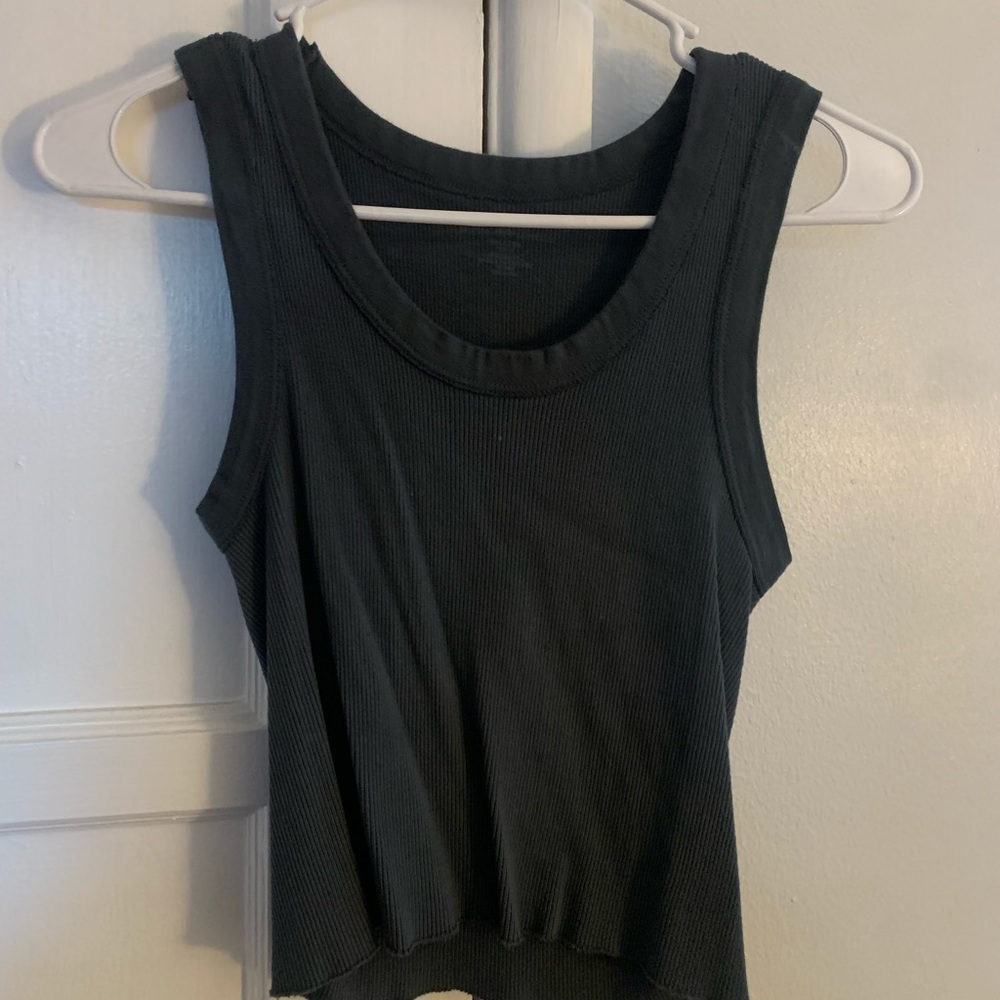 Brandy Melville barely worn navy tank top